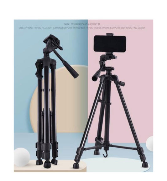Tripod Stand Camera Phone Live Streaming Tripod Stand DSLR Selfie Tripode Phone Holder Stand