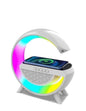 G Shape Bluetooth Speaker Wireless Charger FM
Radio Stereo Surround Music Box - White